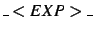 $\_<EXP>\_$